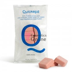 Ceara traditionala pentru epilat Titanium Rosa cuburi Quickepil Spania 1 kg